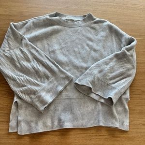 Lacausa grey wool blend sweater small